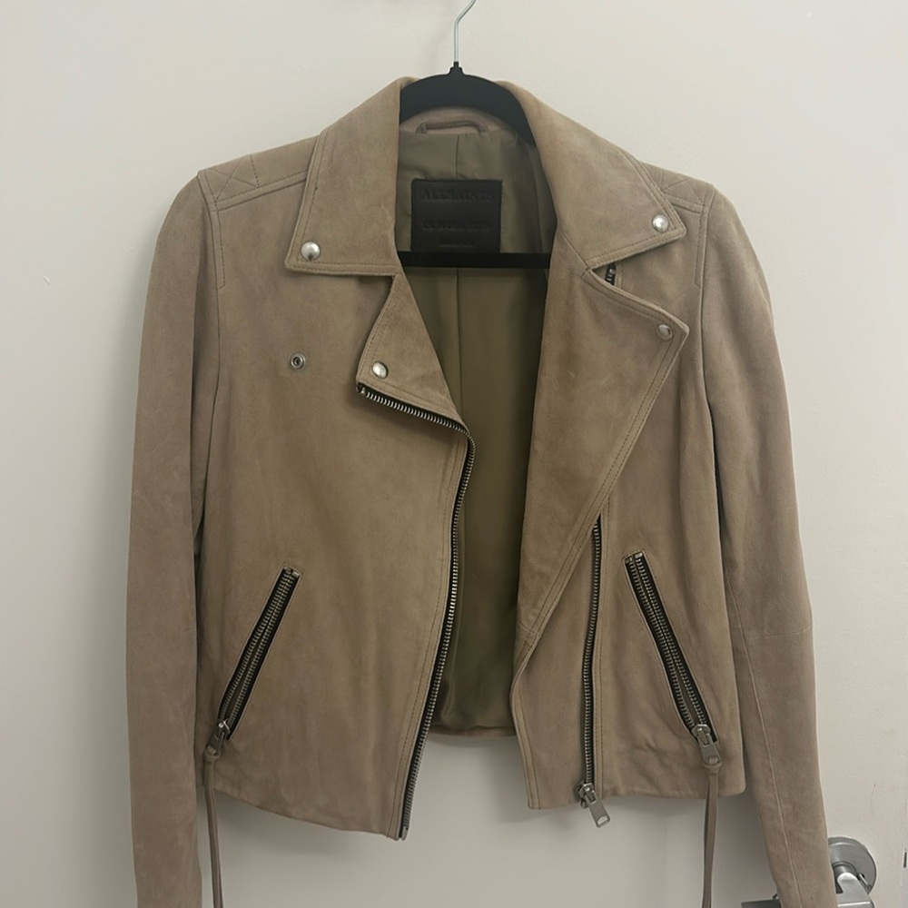 All Saints Suede Jacket